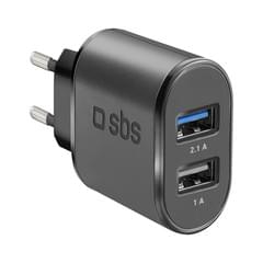 SBS Stecker-Ladegerät 2x USB 11W
